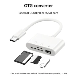 Type C Adapter TF CF SD Memory Card Reader USB C Card Adapter For Macbook Samsung Huawei Xiaomi OTG Writer Compact Flash