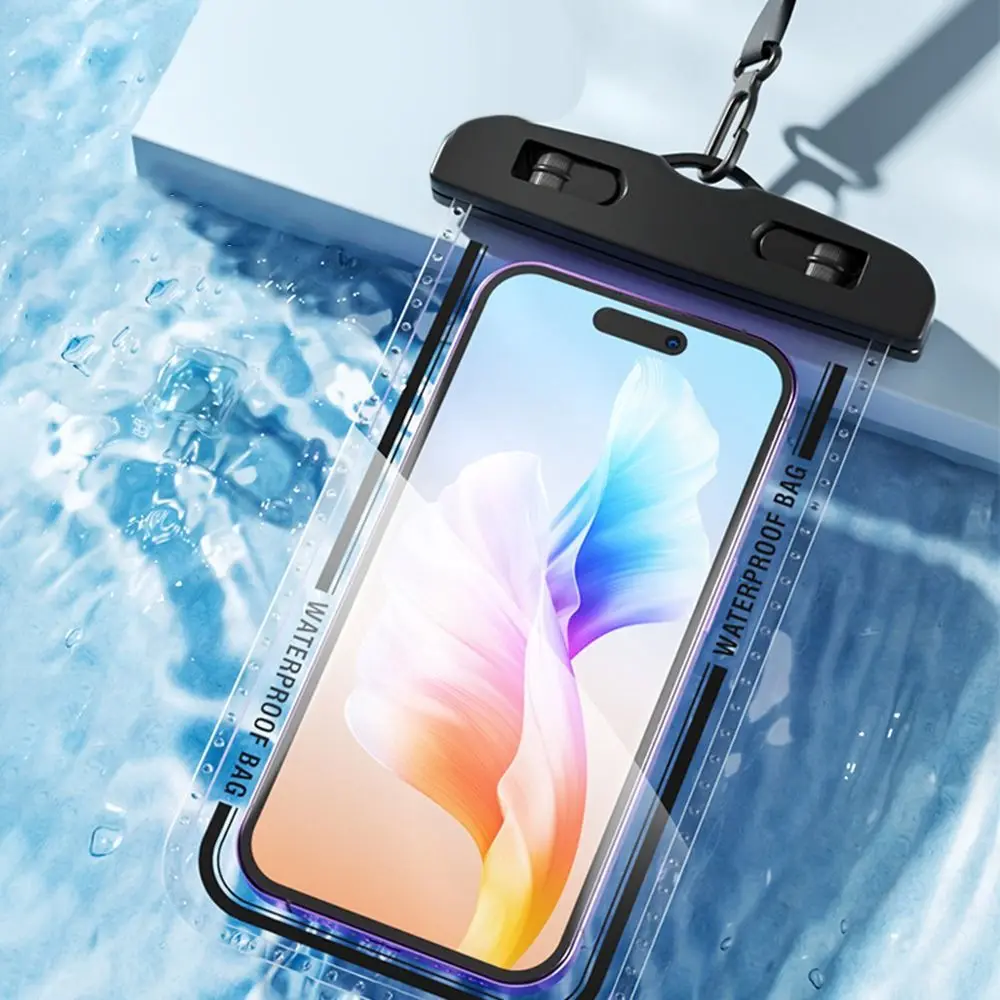 Waterproof Phone Pouch Case IPX8 Water Proof Cell Phone Dry Bag for Beach, Protector for iPhone