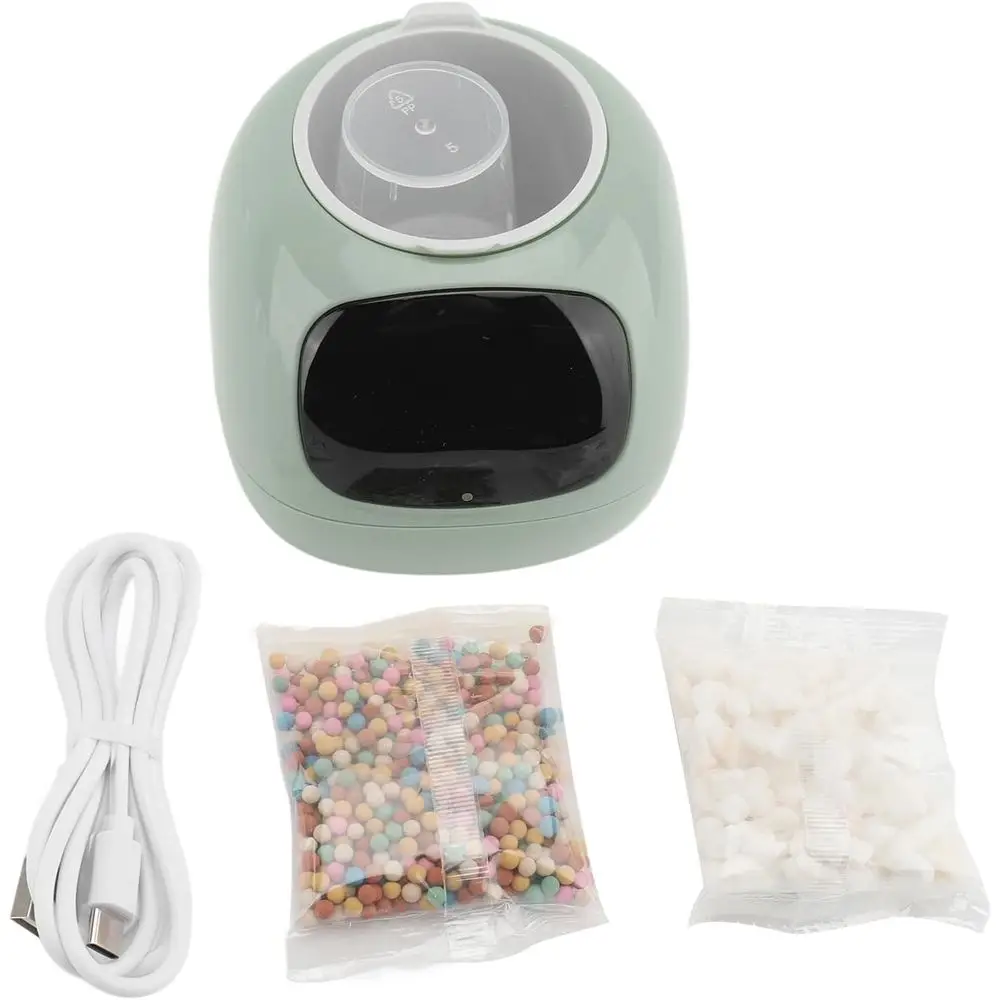 Pot de plantes intelligent avec affichage de l'humeur – Pot de fleur compatible avec les capteurs pour plantes d'intérieur (vert)