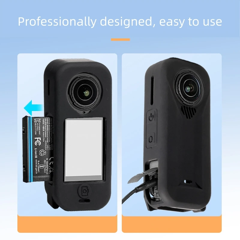 

Silicone Protective Case for Insta360 X4 Air,Camera Lens Protective Cover,Anti-Scratch Lens Case, Soft Lens Cap Guard Protection