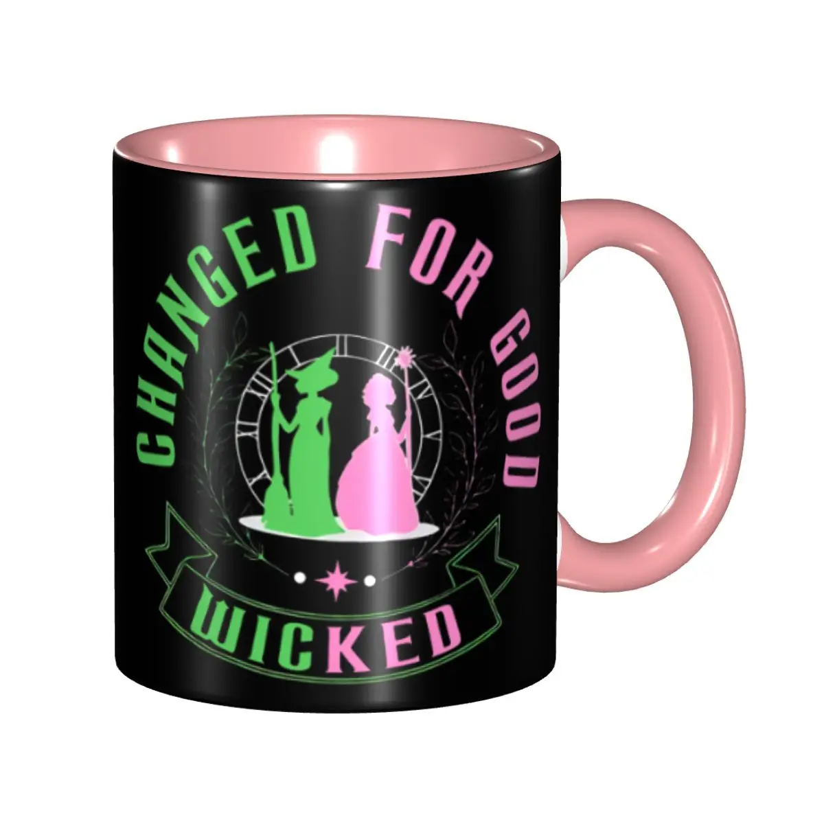 Changed For Good Wicked Changed For Good Wicked Elphaba and Glinda Coffee Mug Funny Tea Cups For Home