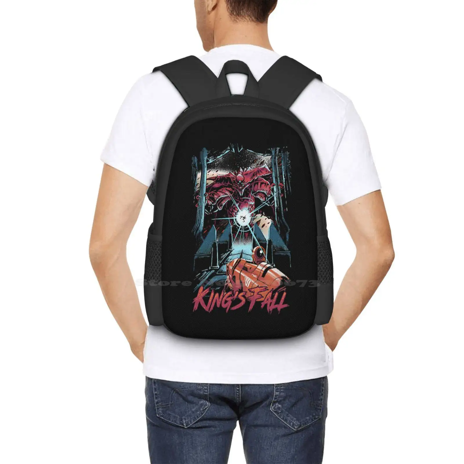 King'S Fall T-Shirt Hot Sale Backpack Fashion Bags Oryx Destiny Raid Dreadnaught The Guardians The Taken King Gamer Bungie