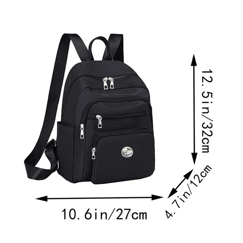Imagen 2 del producto Bolso de doble hombro de nailon de estilo neutro para hombres y mujeres, adecuado para viajes de negocios, varios colores disponibles.