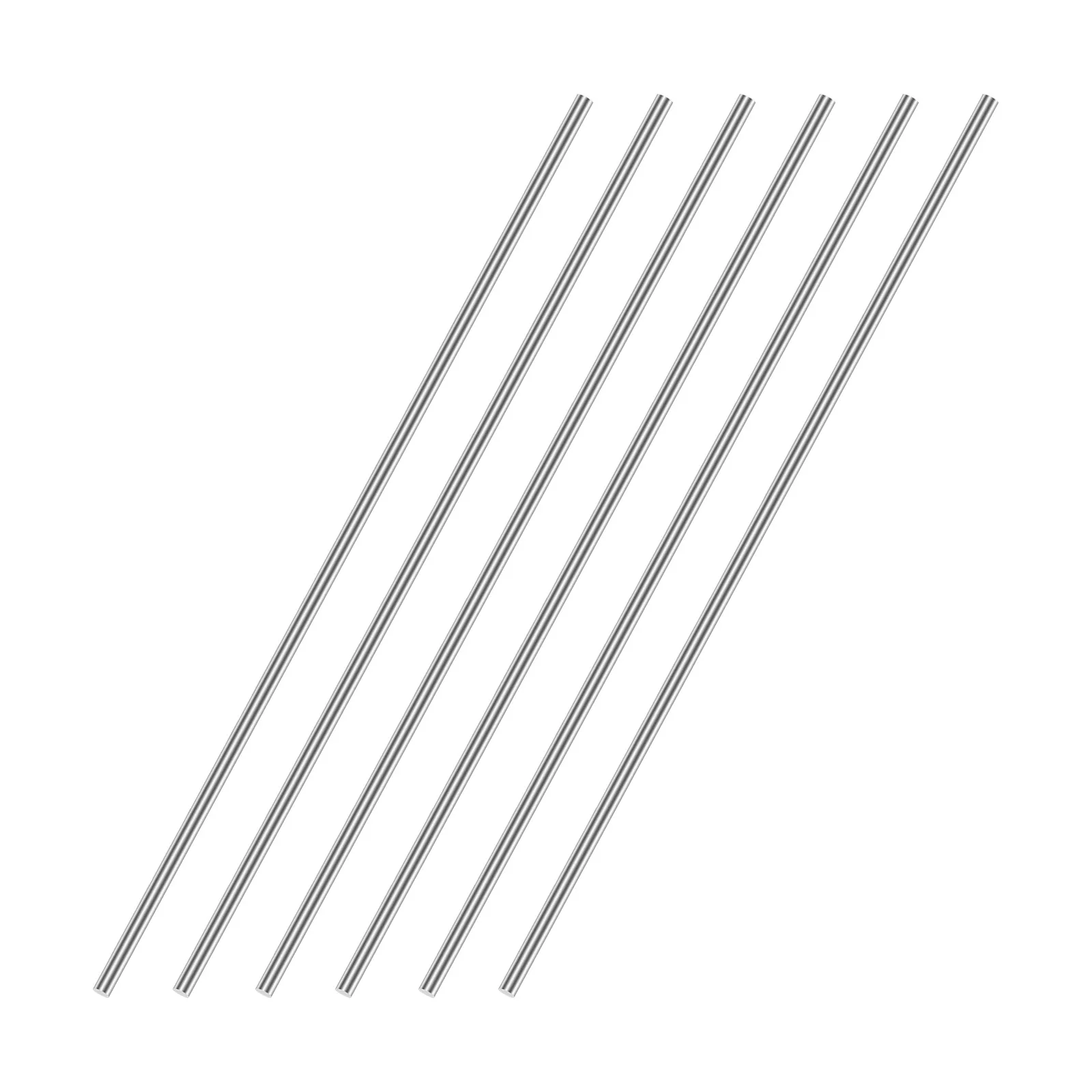 3-9 Uds 304 varillas sólidas de acero inoxidable diámetro 1,5/3/4/5mm barras de varilla redonda métrica de eje lineal 100/150/200/250/300/350/400/450mm