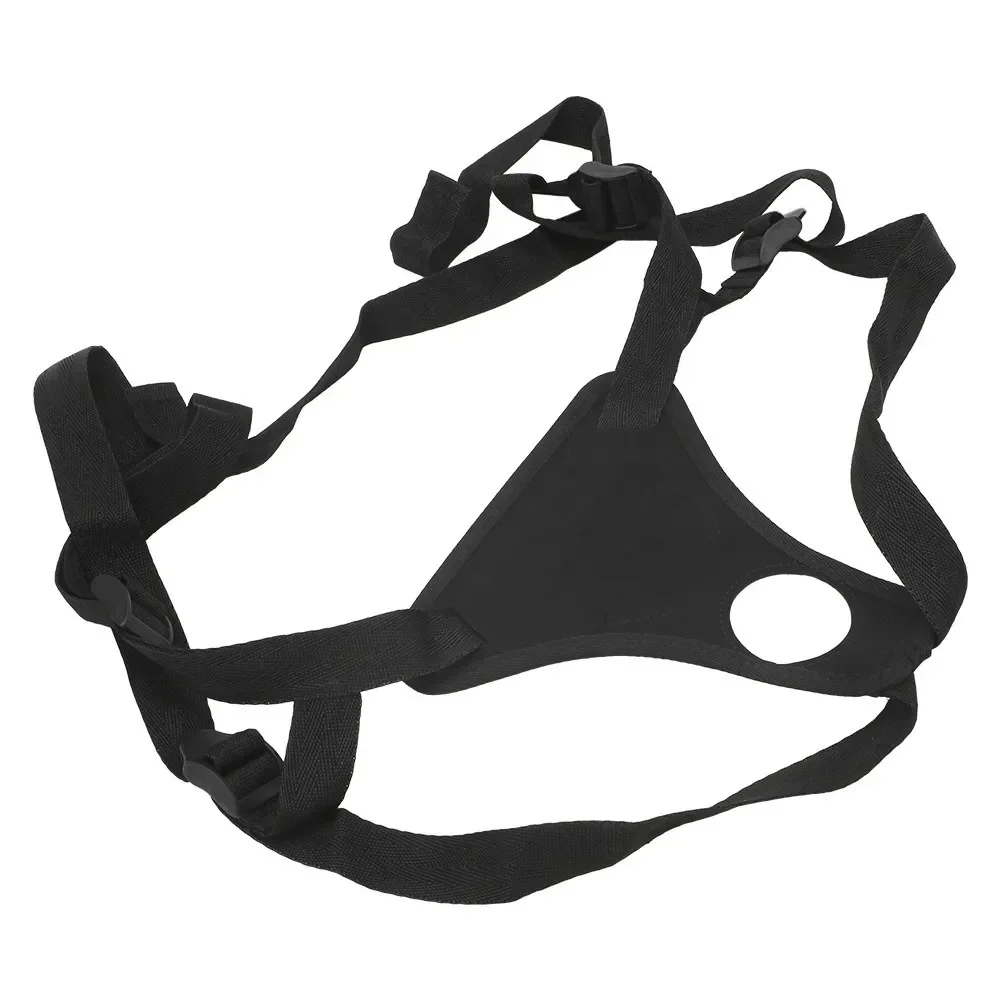 Sexy Leather Panties Bondage Strapon Chastity Pants With Penis Dildo Set Body Harness Couples Flirting Sex Toys for Women Men 18 view 3