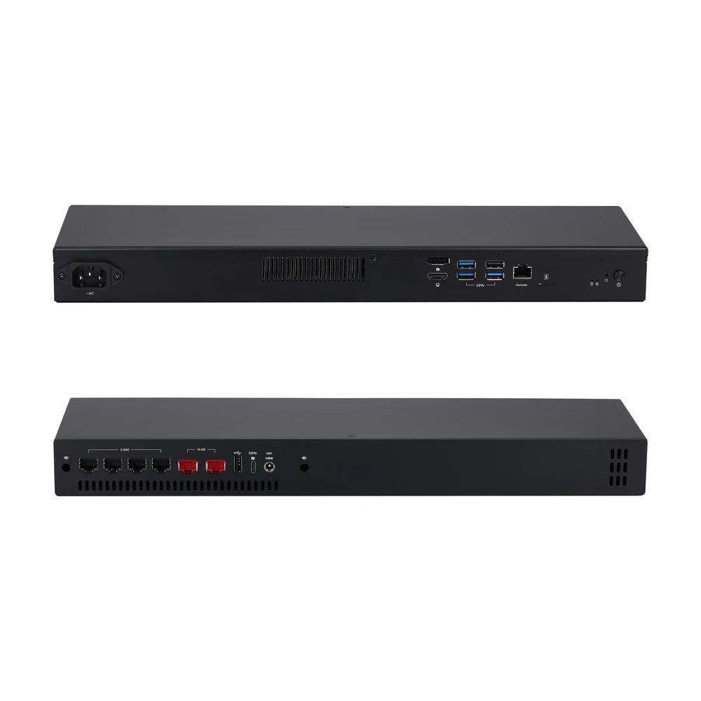 1U Rack with Q10900H6 10 Gigabit Ethernet 10000Mbps I3 N355,N100 CPU Onboard Network Router