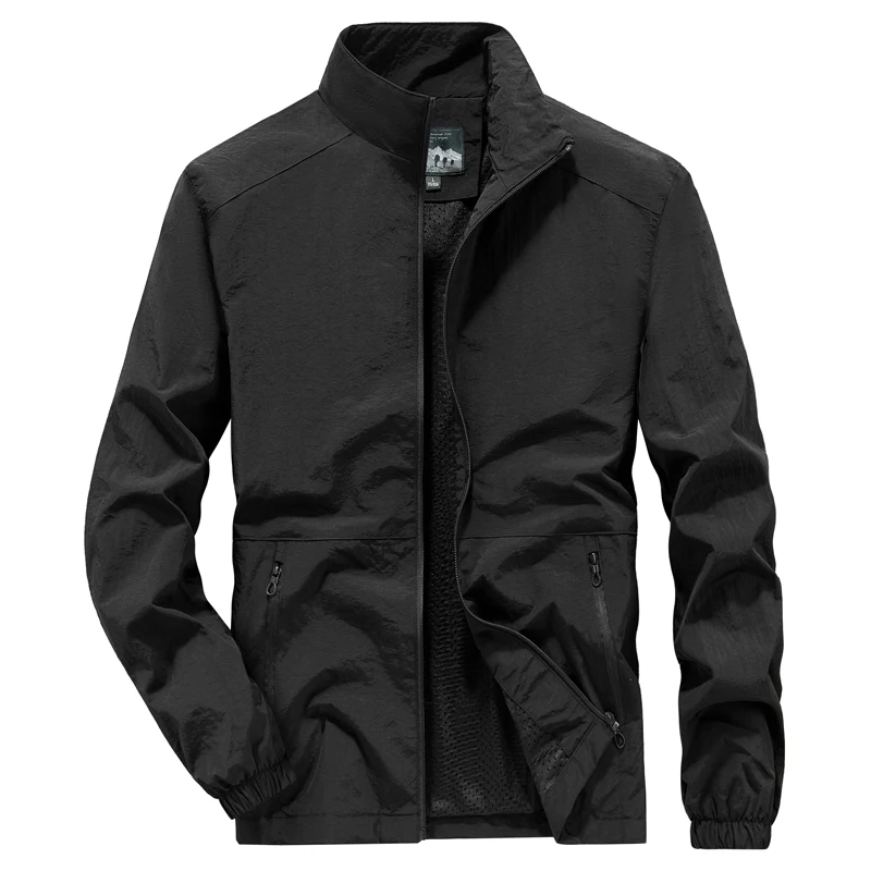 Plus Size 7XL 8XL Męska kurtka Aviator Sprng Military Bomber Jacket Summer Casual Gym Joggers Sportowa kurtka do biegania Odzież męska