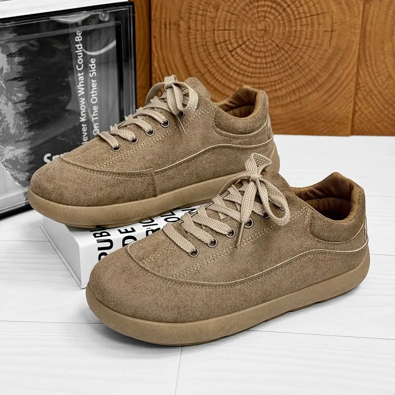 

Мужские и женские кожаные кроссовки с широким носком, простые классические повседневные кеды на плоской подошве, большие размеры, для бега