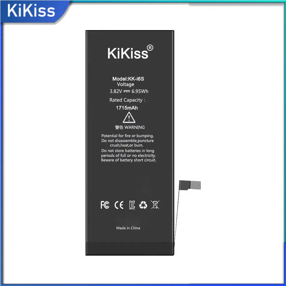 

1715Mah Mobile Phone Battery For Apple Iphone 6S Environmentally Friendly
