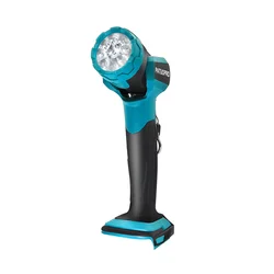 Portable Outdoor Spotlight Adjustable LED Flashlight Charging Repair Handheld Spotlight Fit Makita 18V Battery(No Battery)