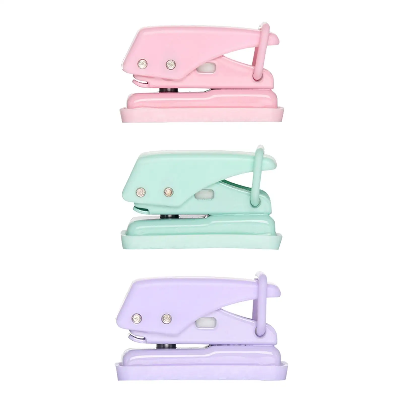 Mini Handheld Hole Puncher with Secure Locking Mechanism for Crafting And DIY Projects