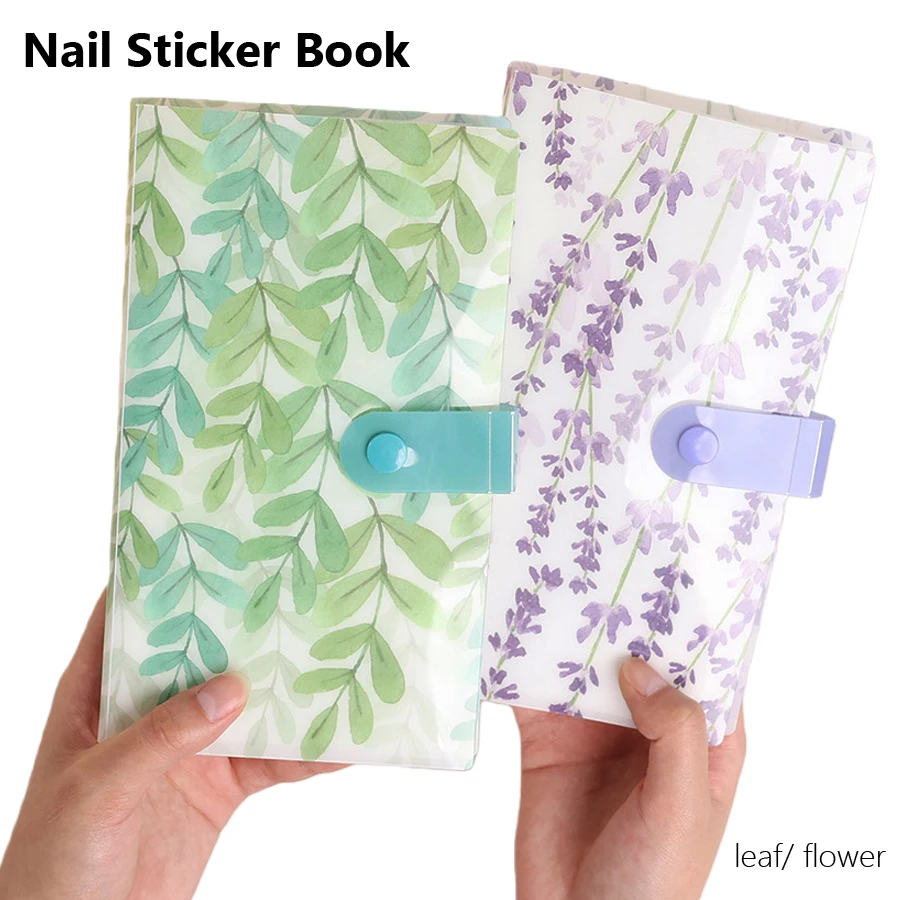 120-Fächer-Organizer für Nagelsticker, Album, Aufbewahrungsbuch für sortierte kleine Tattoos, Abziehbilder und Aufkleber – mit transparentem Deckel – Detail 2