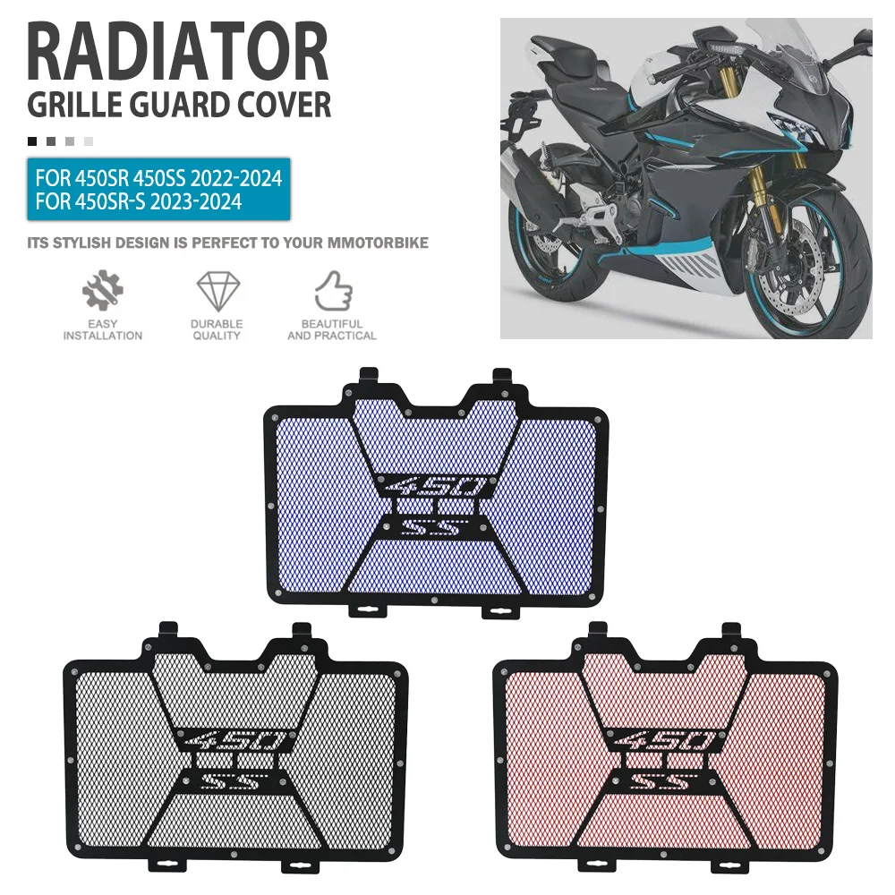 

Radiator Guard FOR CFMOTO 450SR 450SS 2022 2023 2024 For 450SR-S 23-2024 Motorcycle Radiator Grille Cover Protector Accessories