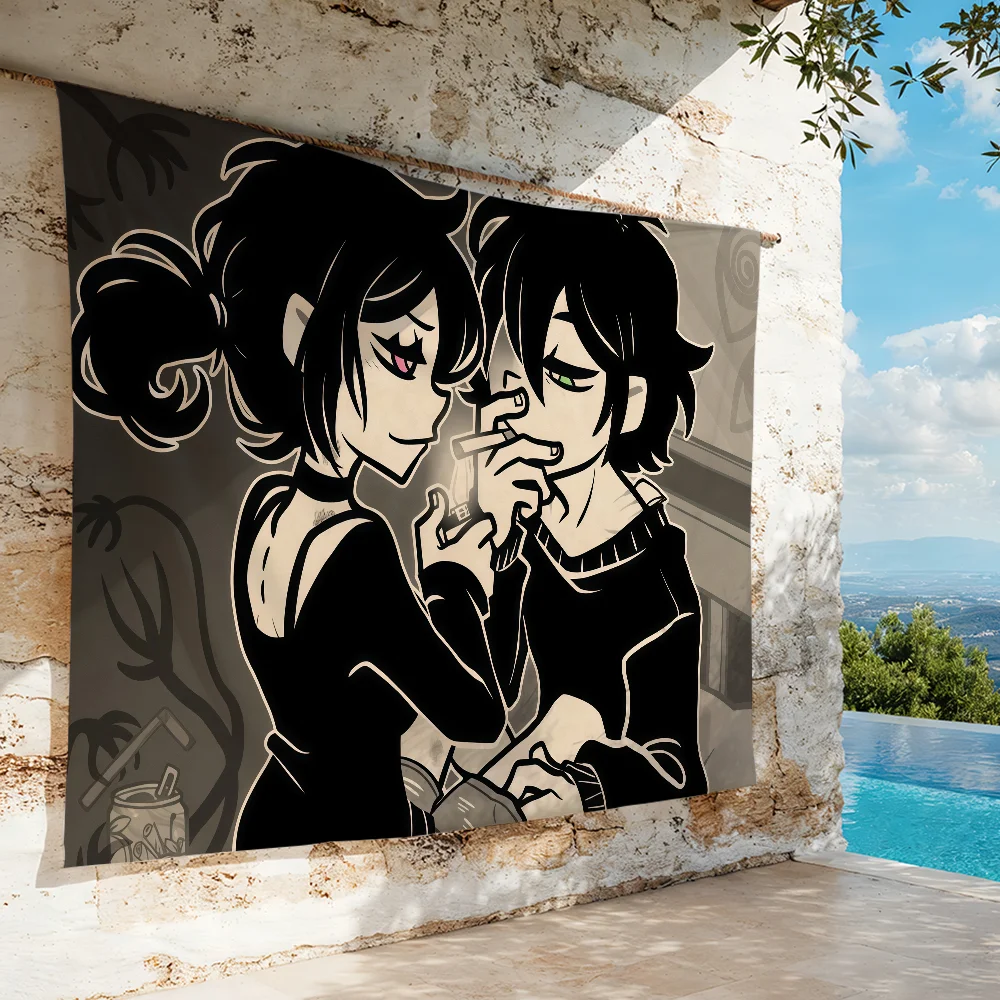 Game the Coffin of Andy and Leyley flag For Garden Party Living Room Home Wall Decor Banner Bedroom Outdoor Tapestry