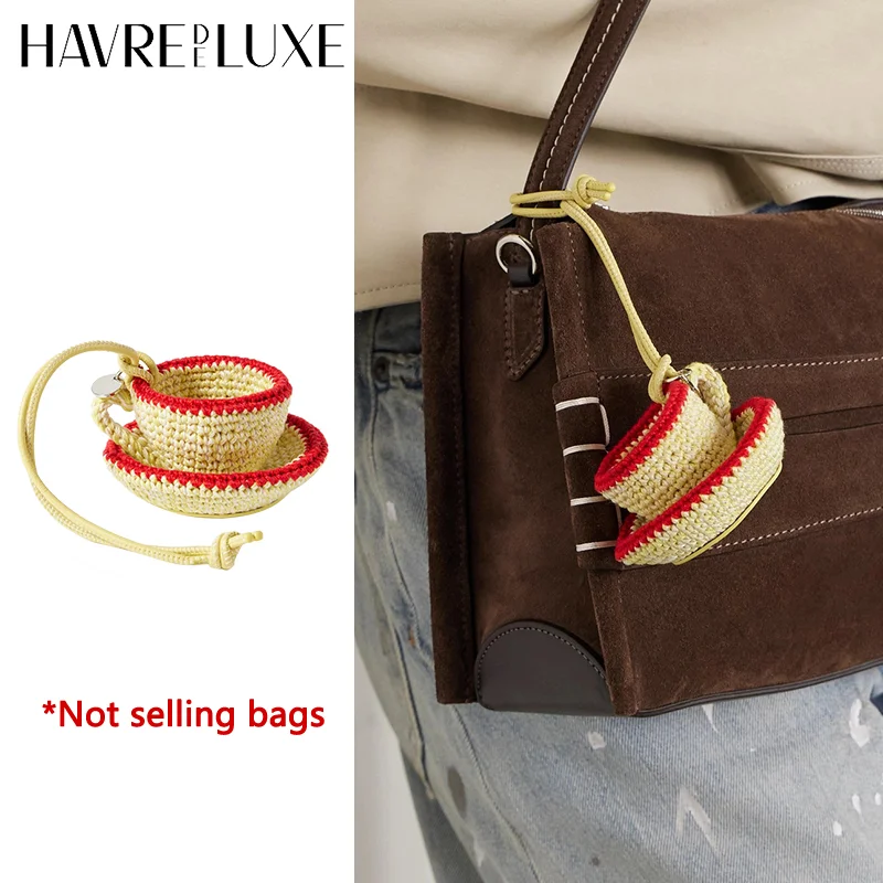 المنسوجة يدويا فنجان الشاي سحر للمرأة المفاتيح الأزياء الراقية دائم صنعة بديعة حقيبة الديكور حقيبة الملحقات