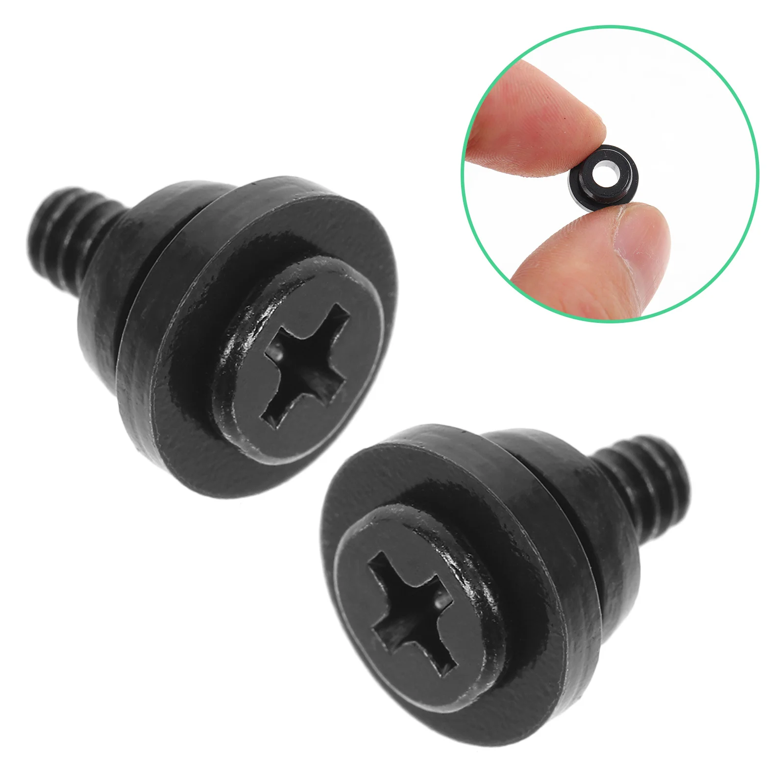 

10pcs Hard Drive Screws Shock Absorption Iron Material For Pc Computer Mounting Diy Repair Disk Accessories