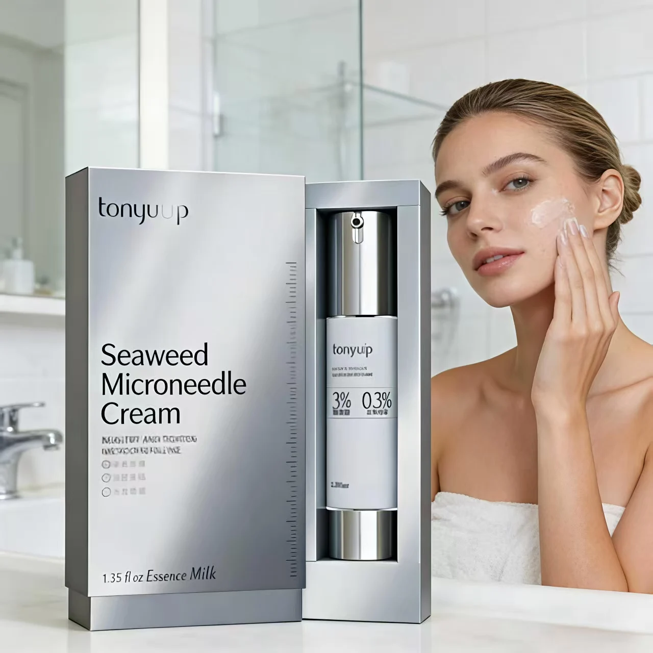 

Микроигольная эссенция для лица – антивозрастной укрепляющий увлажняющий крем, разглаживающий морщины и увлажняющий кожу.