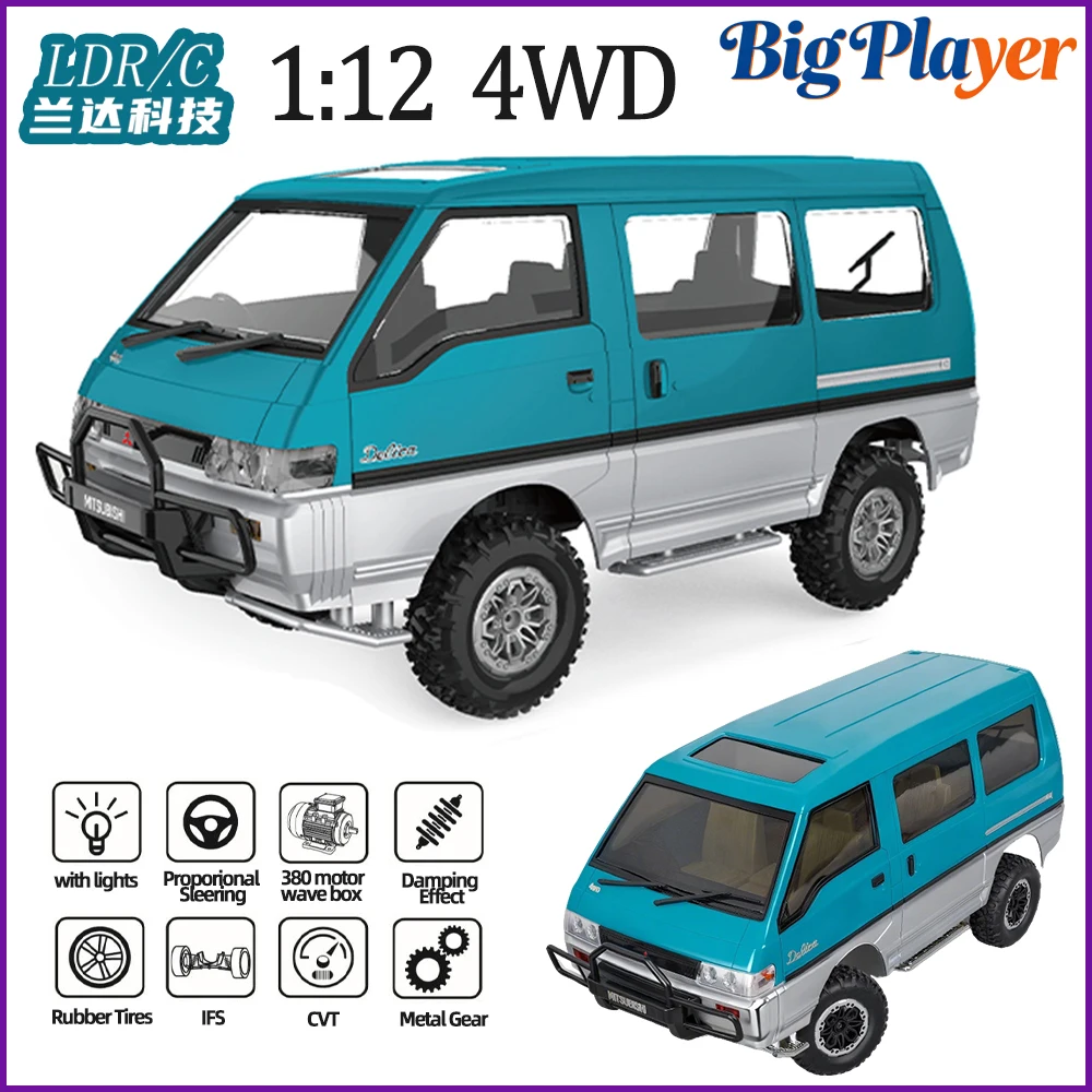

Радиоуправляемая машина LDRC LD1296 1/12 4WD, 2.4G, с полнопропорциональным управлением, 2-скоростной трансмиссией, мотором 380, LED-подсветкой, RTR, внедорожная игрушка, подарок для мальчика и взрослого.
