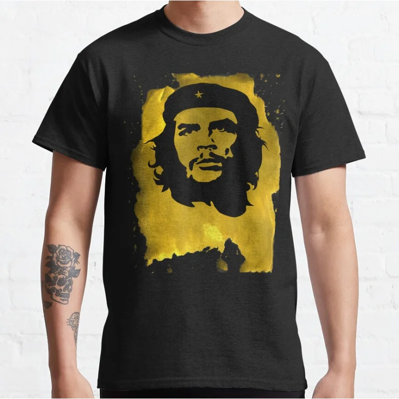 

Che Guevara Revolutionary Cuba revolution leader gift t shirt for man 100% cotton print clothes Men's All size S-6XL Tops