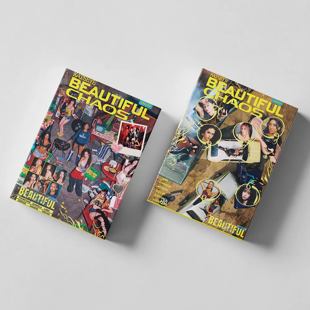 KPOP KATSEYE Small Card Cat Eye BEAUTIFUL CHAOS Surrounding TOWER Fans Collection Small Card Gift Daniel