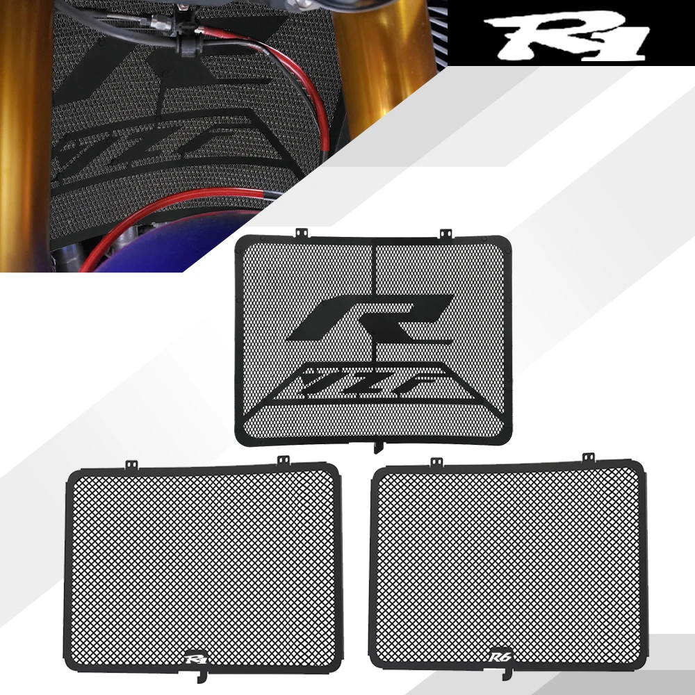 

Аксессуары для мотоциклов для Yamaha YZFR6 YZF-R6 R 6 2006-2016 R1, решетка радиатора, защитная решетка, сетчатый охладитель воды
