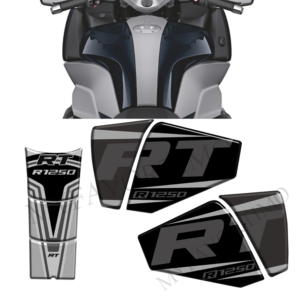 Motorcycle R1250 For BMW R1250RT R 1250 RT Tank Pad Stickers Trunk Luggage Case Emblem Decal Protector Fairing Fender