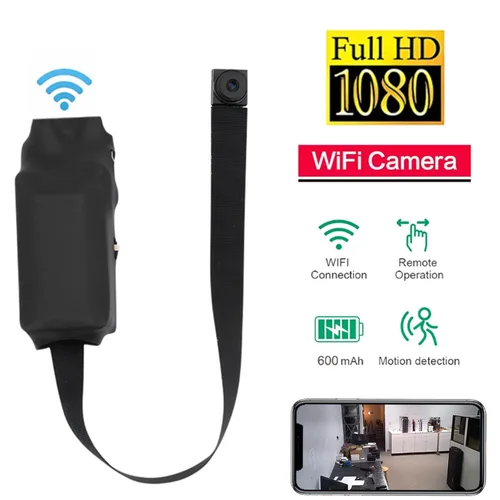 Mini cámara WiFi 1080P, agregar lector de tarjetas, módulo WiFi DIY, cámara con micrófono incorporado, detección de movimiento, grabadora de vídeo, vista remota