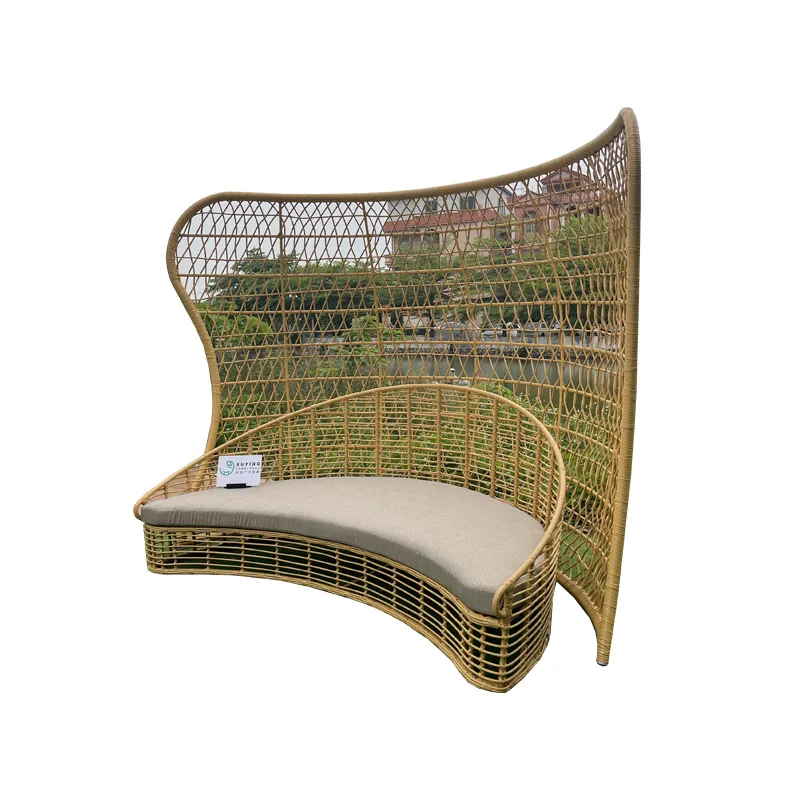 

Outdoor sofa rattan courtyard garden furniture scenic spot sun protection and waterproof