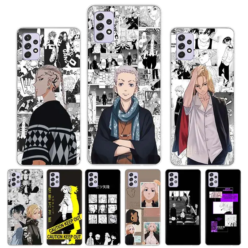 Tokyo Avengers Anime Phone Case Cover For Samsung Galaxy A55 A54 A52 A53 A15 A14 A12 A13 A25 A24 A22 A23 A35 A34 A32 A33 A04S A0