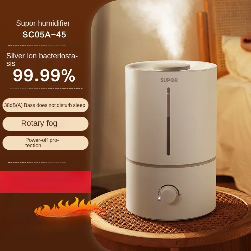 220V Suoai Poer Humidifier for Home with Large Capacity and Aroma Diffuser for a Soothing Environment