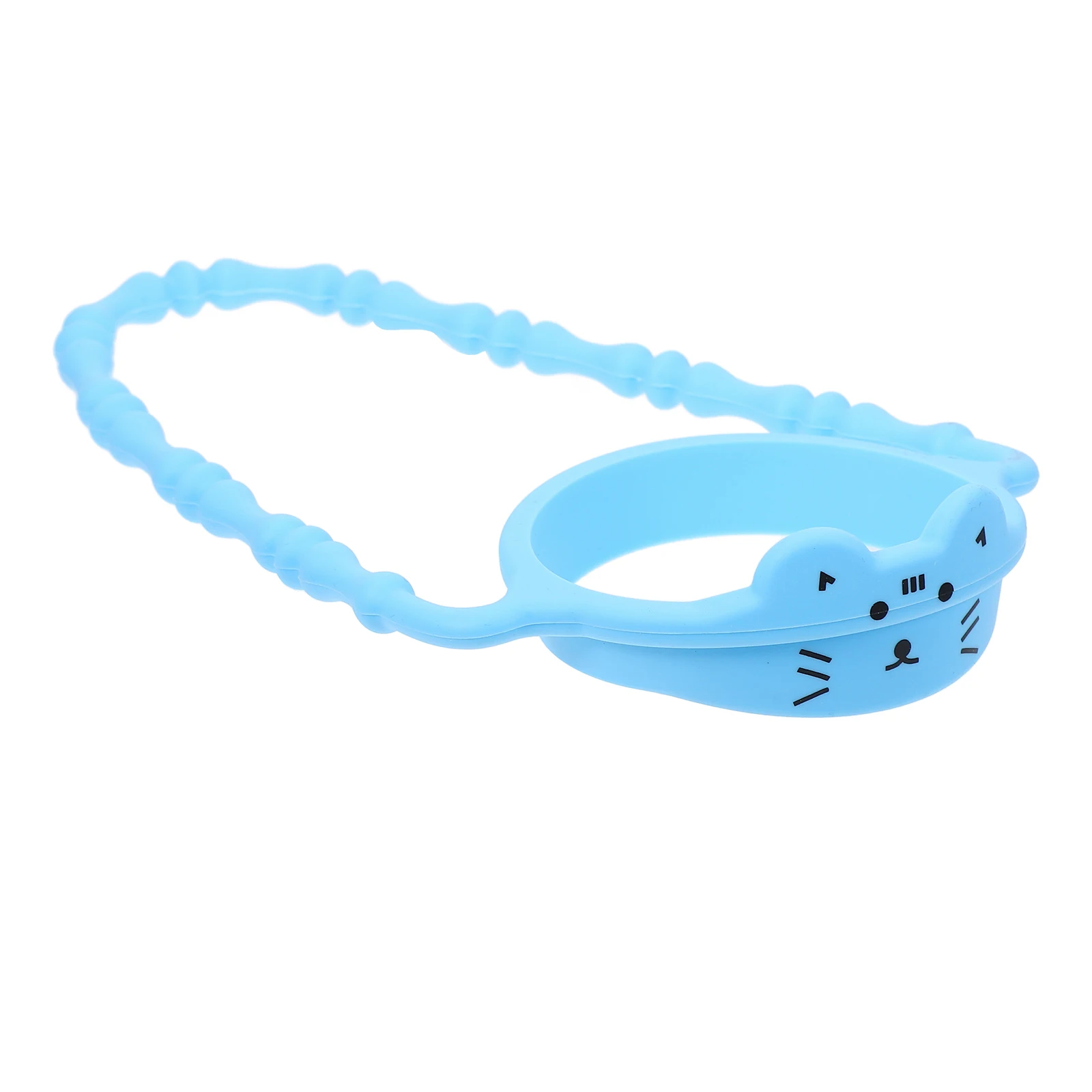 

Water Cup Handle Anti-slip Cover Bottle Holder for Walking Adjustable Carrier Grip Carrying Strap Silica Gel