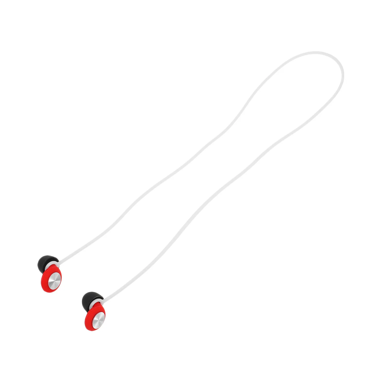 Noise Cancelling Ear Plugs Standard Version Soft Silicone Silver Red Pattern Sleeping Snoring Hearing Protection Travel Earbuds