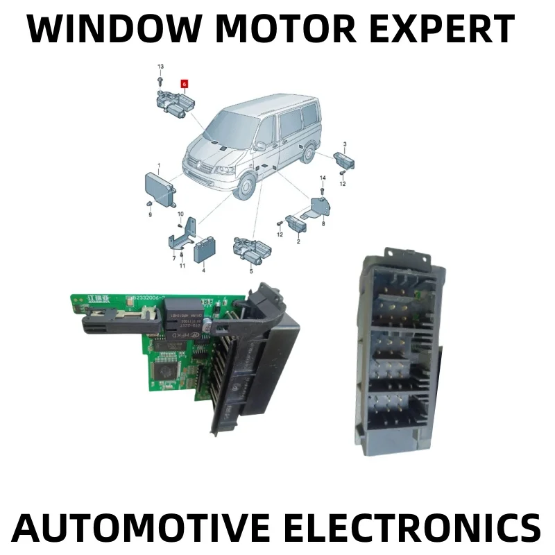 

NEW Transporter T5 Campmobile Typ2/Transp.LT Electric glass lift motor Window module 7H1959801 7H1959801A 7H1959802 7H1959802A V