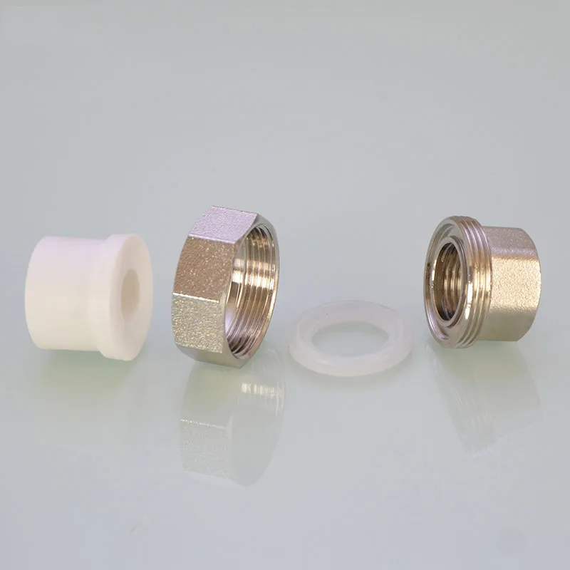 20/25mm PPR unione diritta 1/2 "3/4" femmina maschio filettatura connettore raccordo per tubo dell'acqua giunto adattatore in rame accessori Hot Melt