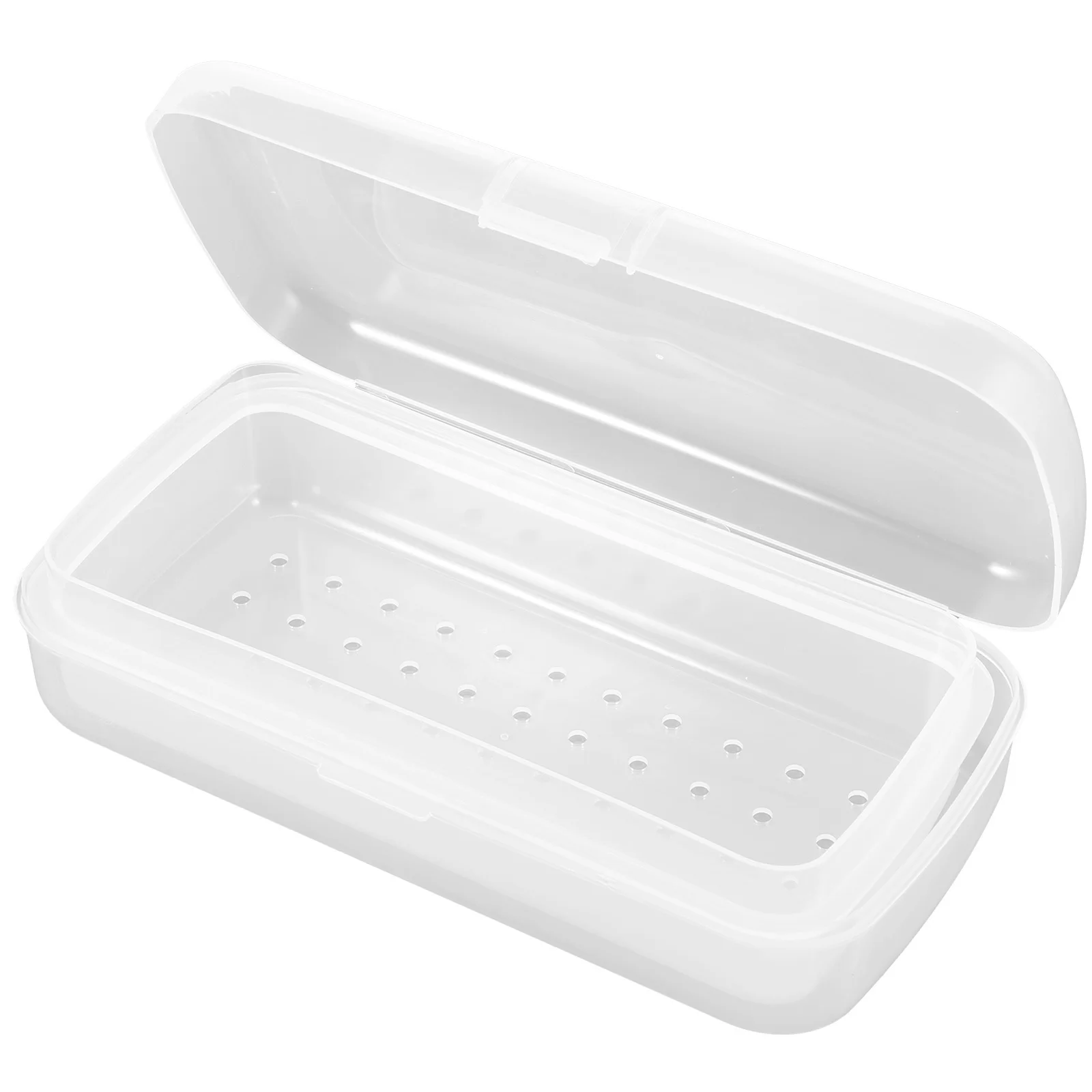 

Sterilizing Box Nail Art Tool Sterilizer Tray Organizer for Tweezers Manicure Tools Durable PP Material Detachable Structure