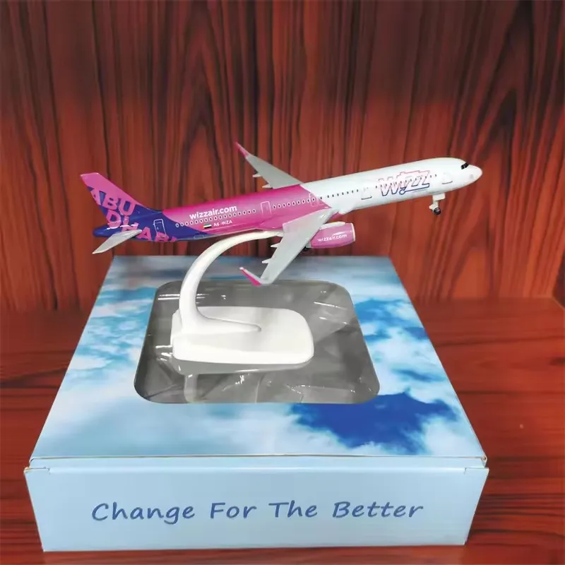 21cm 1/200 Scale WIZZ AIR A321 NEO Aircraft Airways Model with