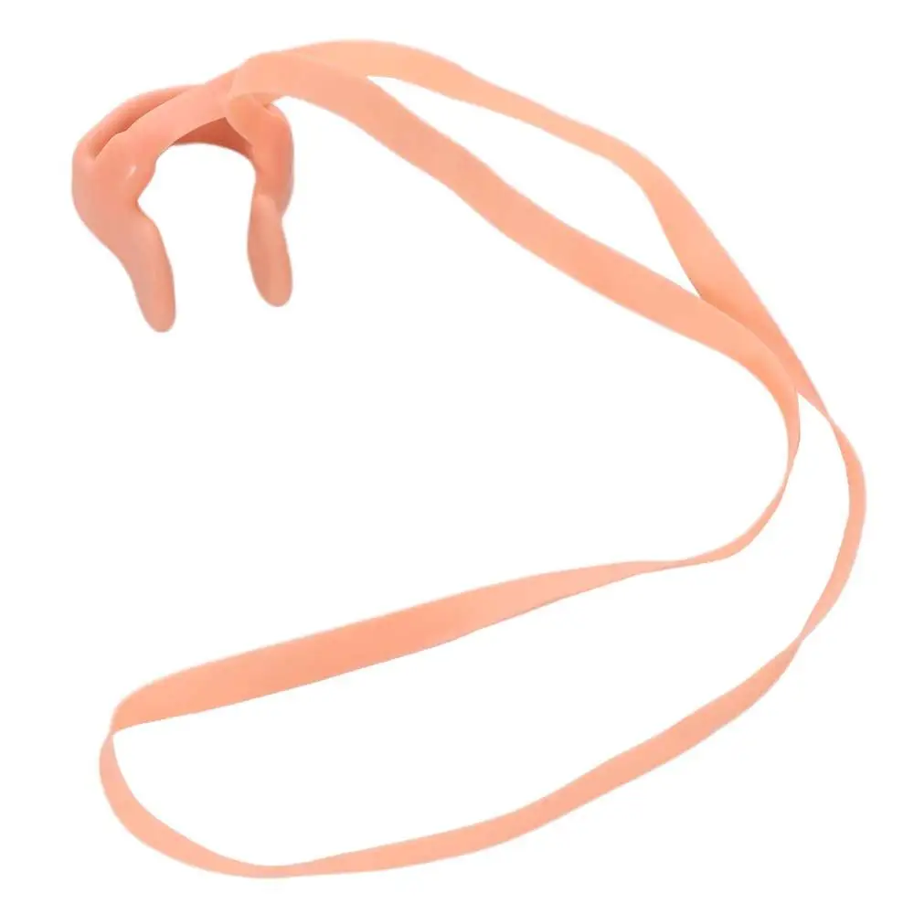 Professional With String Swimming Nose Clip Strapped Soft Silicone Rope Nose Clip Reusable Latex Swimming Nose Plugs Adults and