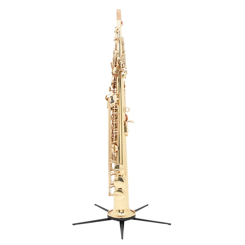 Soprano Saxophone Five-Legged Bracket Convenient Foldable Floor Bracket Display Shelf