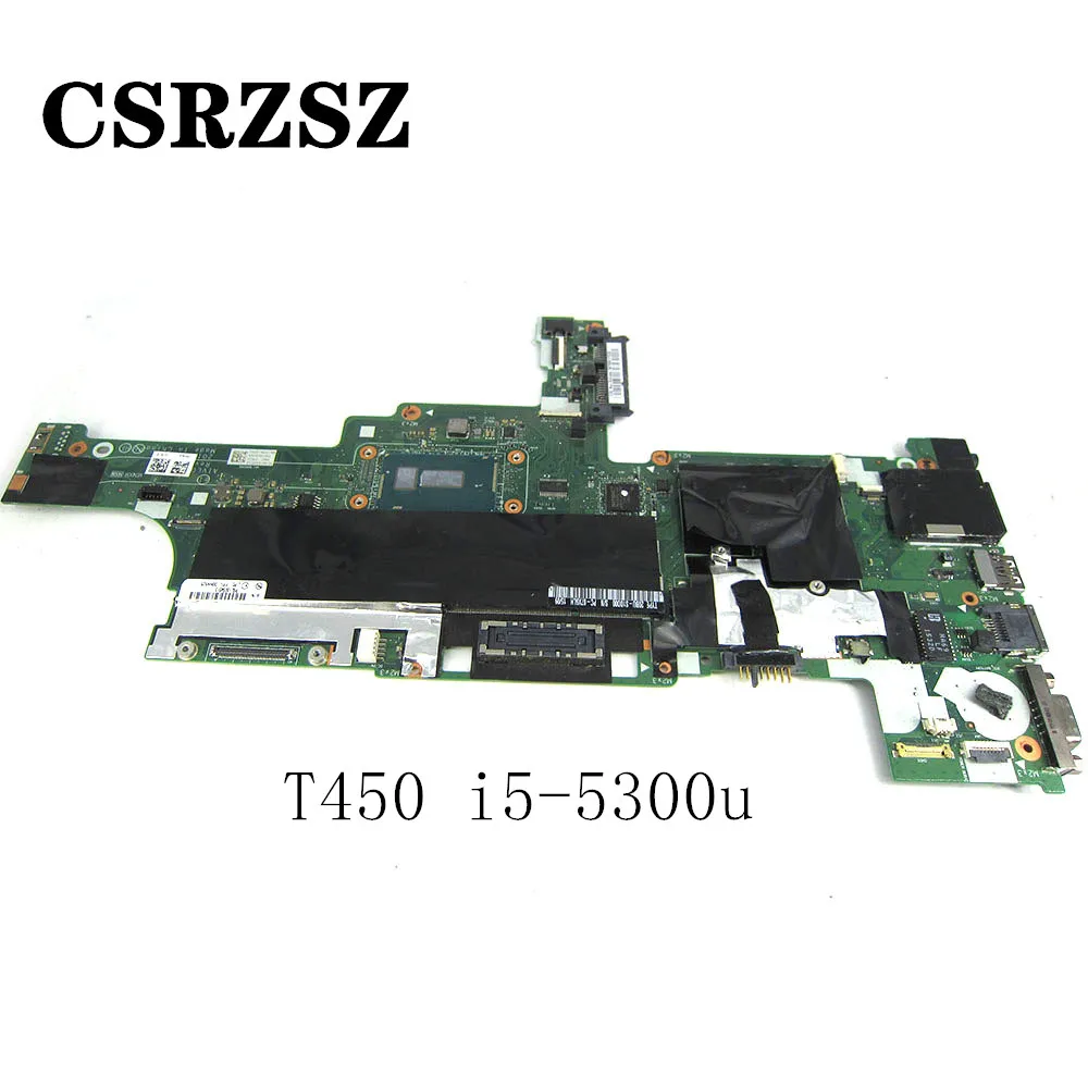 

CSRZSZ For Lenovo Thinkpad T450 Laptop motherboard with i5-5300u cpu AIVL0 NM-A251 FRU 00HN525 Fully tested work