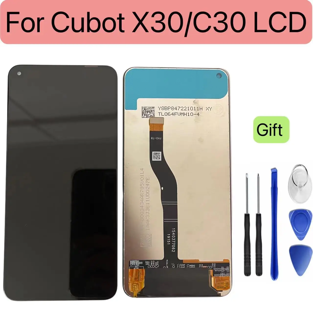 6.4 Inch Tested For Cubot X30 LCD Display Assembly Replacement For Cubot C30 LCD Screen Display Perfect Repair Parts