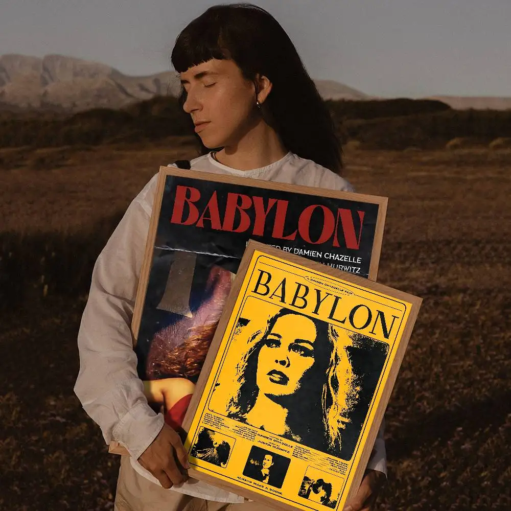 Period comedy drama Film B-Babylon Whitepaper Poster HD Quality Poster Wall Art Painting Study Room Wall Decor