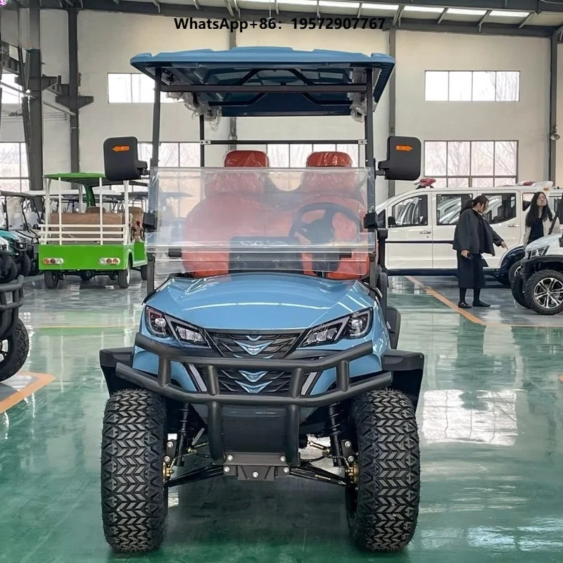 Electric Golf Cart 6 Seater Golf Buggy Golf Cart Custom Luxury Style Club Hunting Car