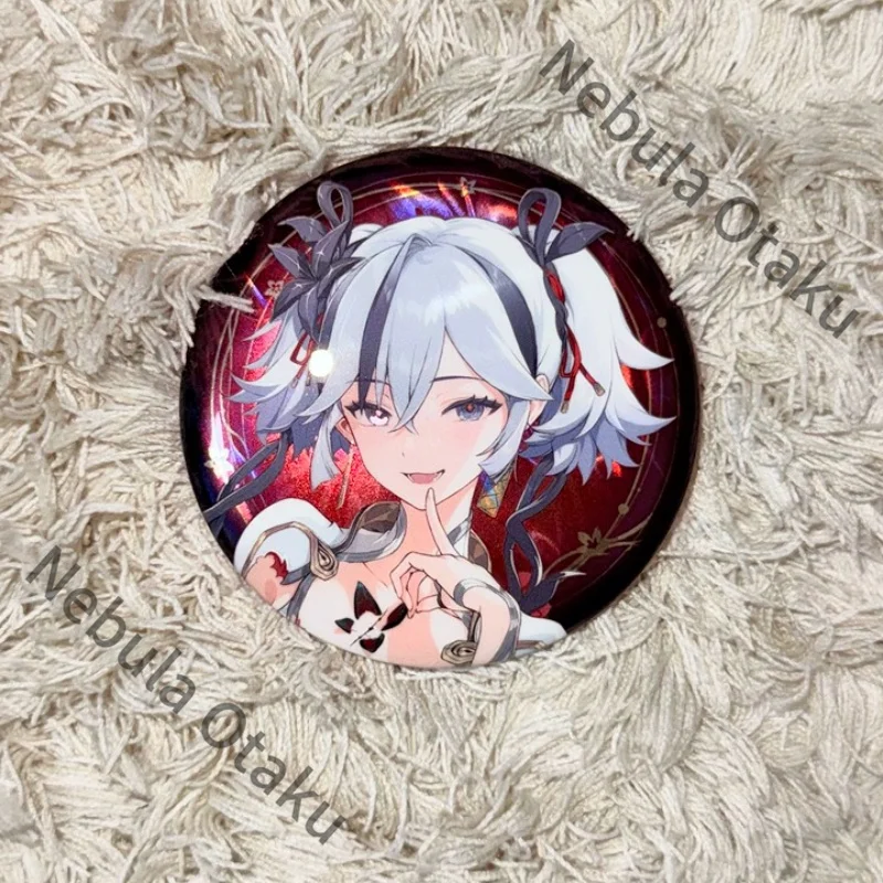 Wuthering Waves Changli The Shorekeeper Jinhsi Zhezhi Camellya Double Flash Badge Cosplay Official Quality Goods Souvenir Gifts