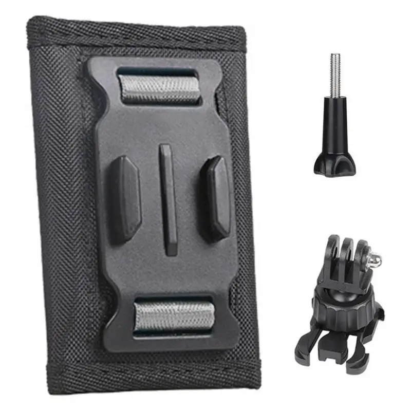 Крепление на ремень для рюкзака для камеры, вращающаяся на 360 градусов подставка для нагрудного ремня для камеры с регулируемой наплечкой, быстроразъемный кронштейн для