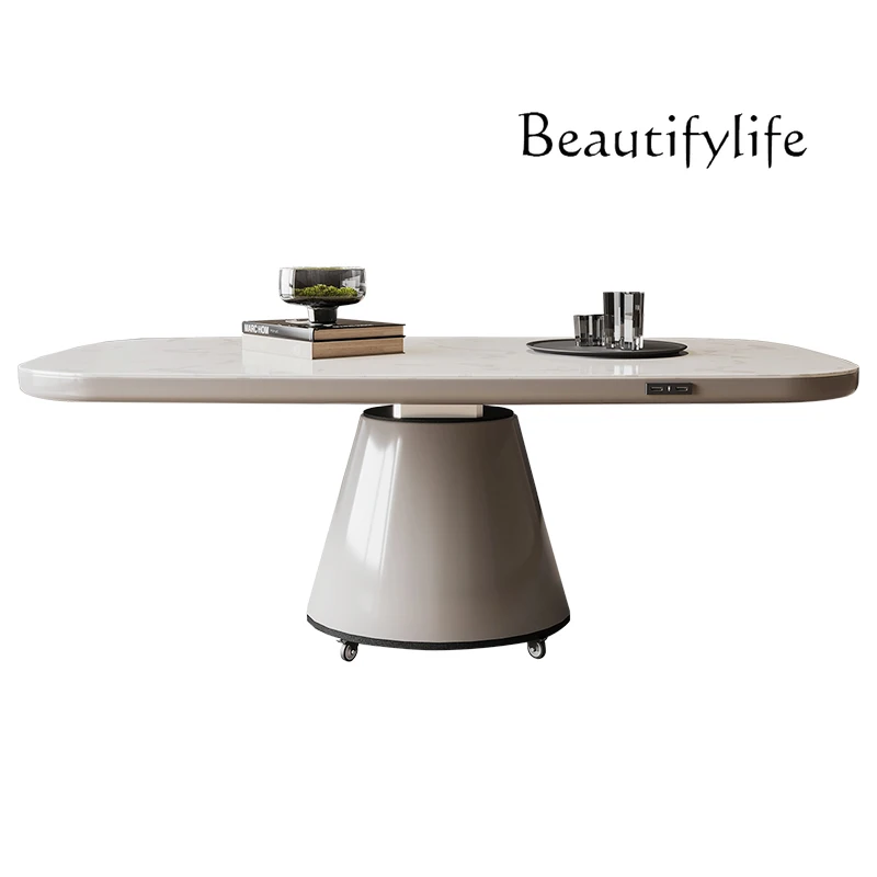 

Wheels European Design Coffee Table Living Room Lift Designer Nordic Modern Side Table Luxury Center White Salontafel Furniture