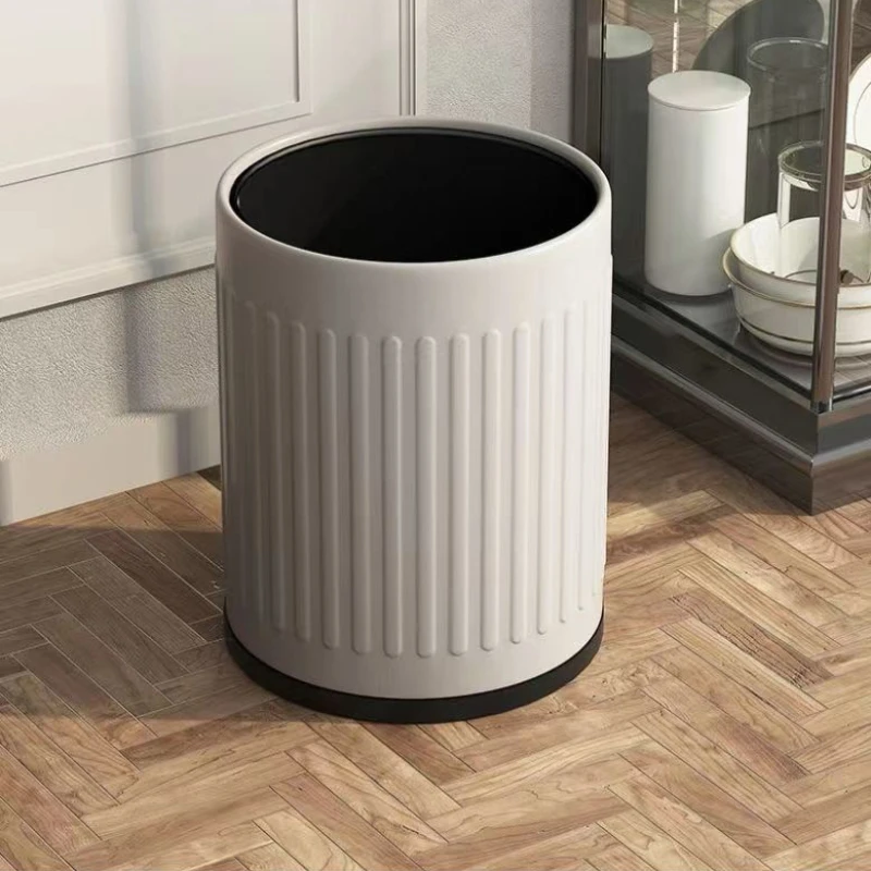 Simplicity Twin Bucket Waste Bins Household Living Room Bedroom Toilet Kitchen Office Hotel Garbage Cleaning Tools Trash Can 10L