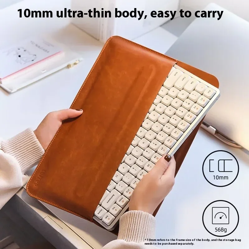 Lofree 84-Key Low-Profile Gasket Mechanical Keyboard  Mode Bluetooth USB-C Ghost Linear Switch Thin PBT  for Office Windows