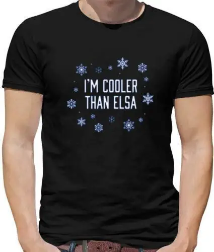 I'M Enfriador Que Elsa Camiseta Hombre - Musical - Película - Anna - Let It Go -