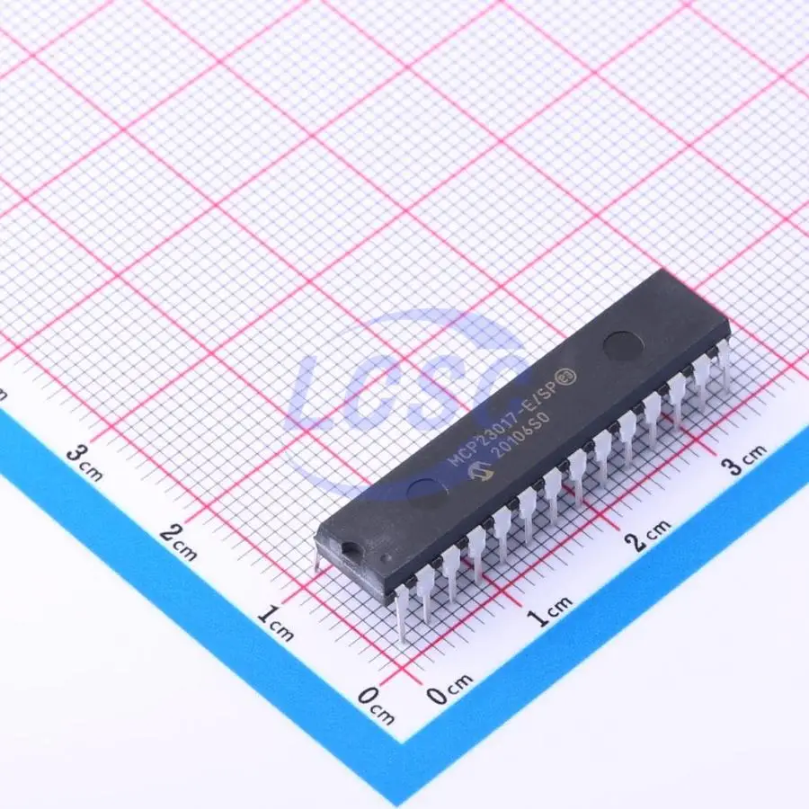 MCP23017-E/SP 1.7MHz I2C SPDIP-28 I/O perpanjangan Chip baru asli