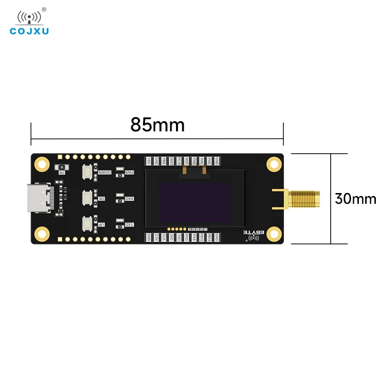 LoRa Offline Test Board OLED Screen COJXU E220-400TBH-SC Soldered with Module E220-400T30S RF Transceiver Test Kit Long Range